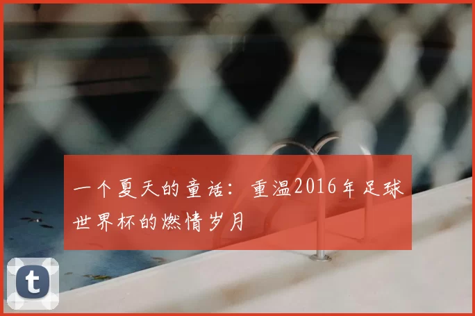 一个夏天的童话:重温2016年足球世界杯的燃情岁月